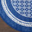 Géométrique bleu / blanc intérieur-1143795077