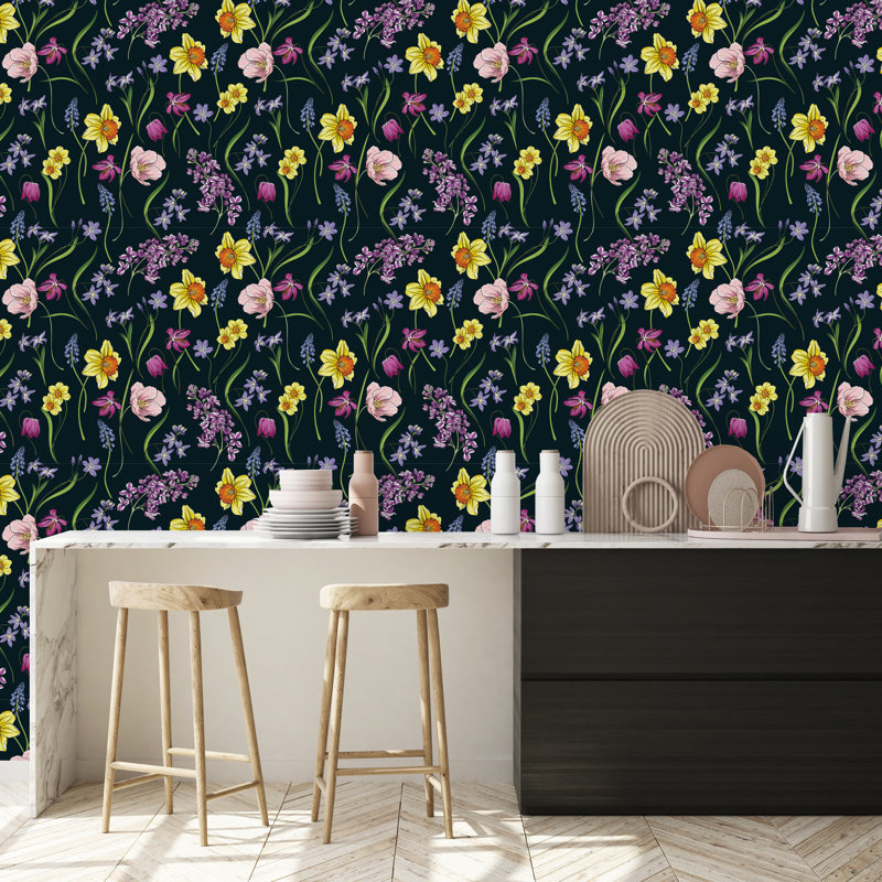 Panneau de papier peint, L 18,75 po x l 25 po, Papier