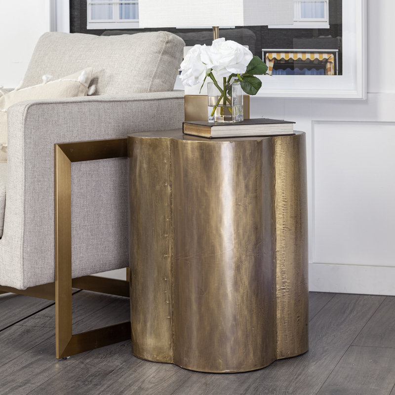 Baird Iron Top End Table