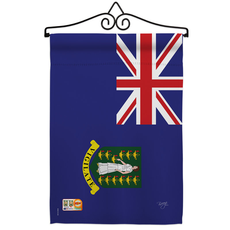 Double Sided 18.5'' H x 13'' W Polyester Garden Flag