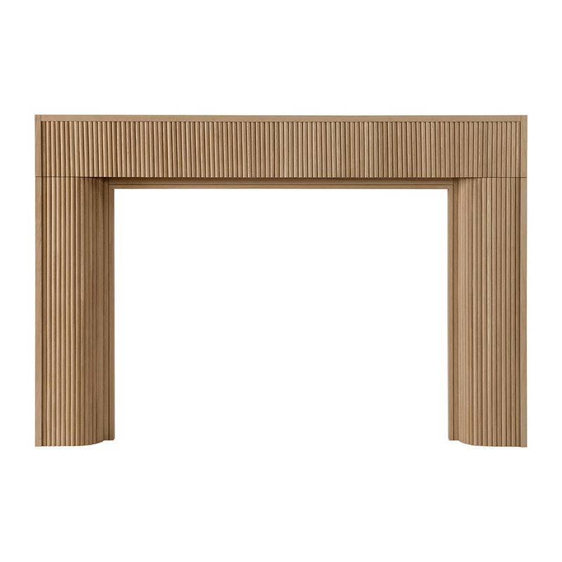 Hazel Wood Fireplace Mantel Surround, 80", Unfinished