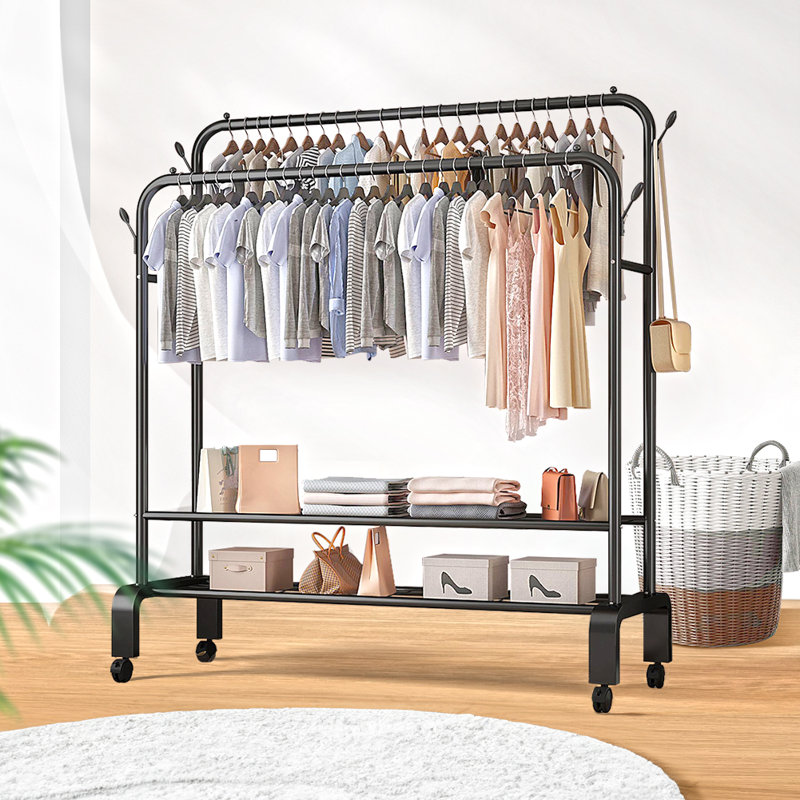 150cm Rolling Clothing Rack