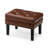 Faux Leather Ottoman-94480726