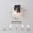 1- Light Clear Glass Wall Sconce-1658410280