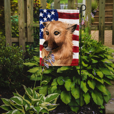 Polyester à 2 côtés 15 x 11 po drapeau de jardin