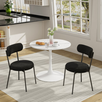 Ensemble 3 pièces de table ronde et chaises de nounours