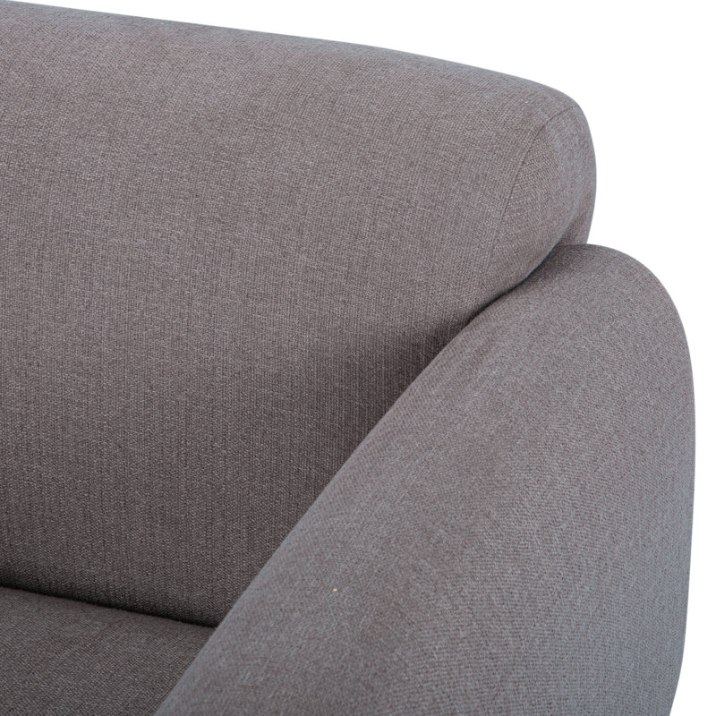 Tulum Armchair, Metro Gray Linen Blend