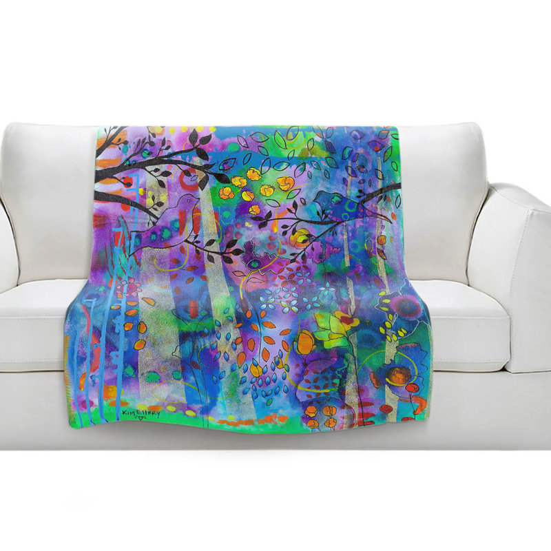 Couverture sherpa doux rayons of light, l 68 po x L 80 po