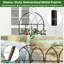 180cm H x 50cm W Metal Arched