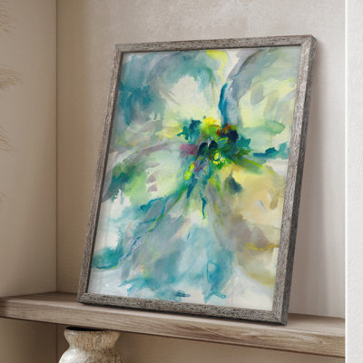 Maybe Petunias II Framed Print - Solid Wood