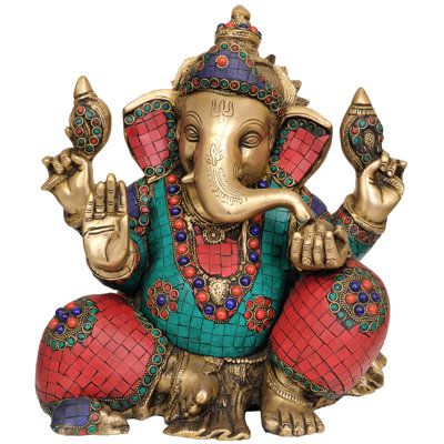 Bhakawan Ganapati (statue incrustée)