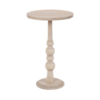 Wooden Round Side Table