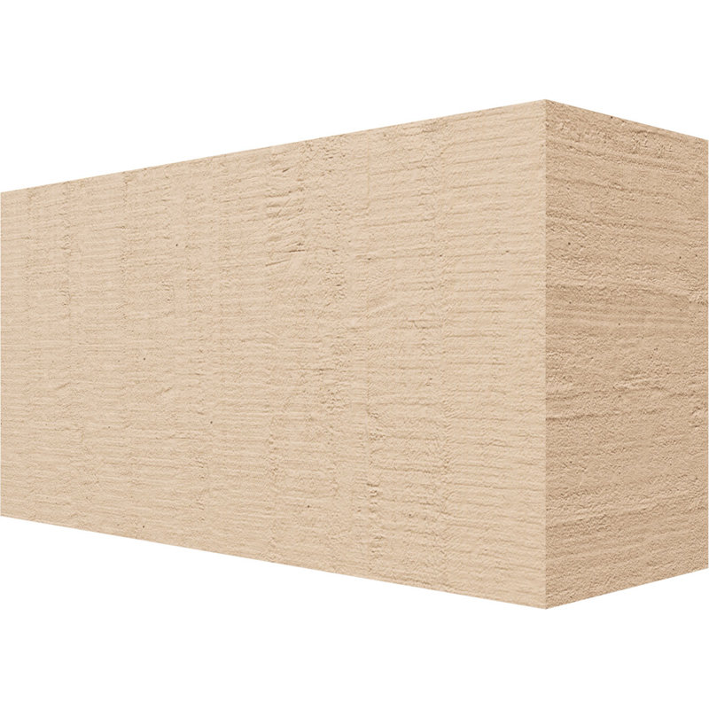 Block Block Woodgrain TimberThane Raider Tail, apprêté brun clair, H 6 po x l 12 po x P 4 po