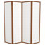 Paravent de cloison pliable 4 panneaux Ebern Designs-1037563588-1037563595