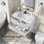 Meuble-lavabo flottant 36 po avec lavabo, 36 po-1183316805