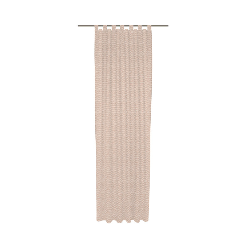 Abdera Room Darkening Curtains Single Panel, Terra, 225cm H x 132cm W