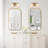 Nakaiah Dimmable Rose Gold Vanity Light-627047560