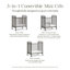 Abigail 3-In-1 Convertible Mini Crib-890911672