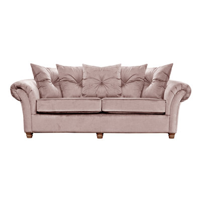 Lila 3 Seater Velvet Sofa