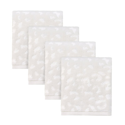 Nicole Miller Celina 100% Cotton Midweight Waffle Washcloth