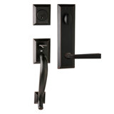 Bravura 913-904S Active Savannah Handleset with Memphis Lever in Matte Black - L