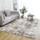 Hudgens Performance Abstract Shag Area Rug