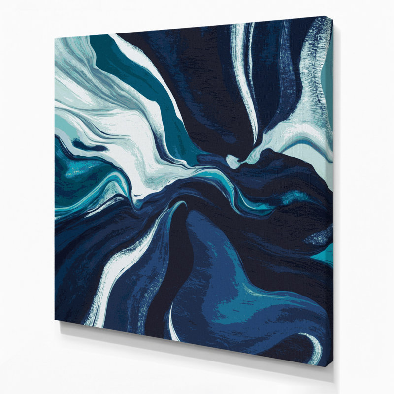 «Lyrical Abstraction 86», art mural sur toile grise, H 8 po x l 8 po