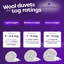 Wonderful Wool 7/9 tog Cotton Cover Duvet-73560137