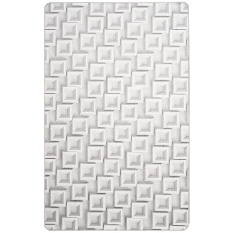 Tapis ivoire à motif abstrait Cahoon, Rectangle 3 pi x 5 pi