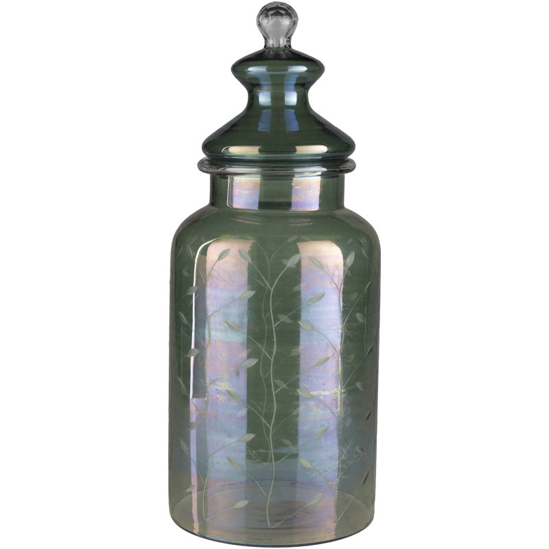 Pot de rangement décoratif, H 20,08 p ox l 7,87 po x P 7,87 po