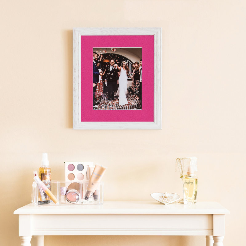 Cadre pour photo simple 14 po x 18 po en bois mat, Tulipe
