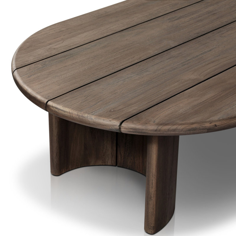 Paden Outdoor Coffee Table-Stained Toasted Brown-FSC