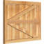 TimberCraft 5 3/8 "encadré avec panneaux n-lattes avec Z-Bar, cèdre rouge de l'Ouest-36420926-36420918