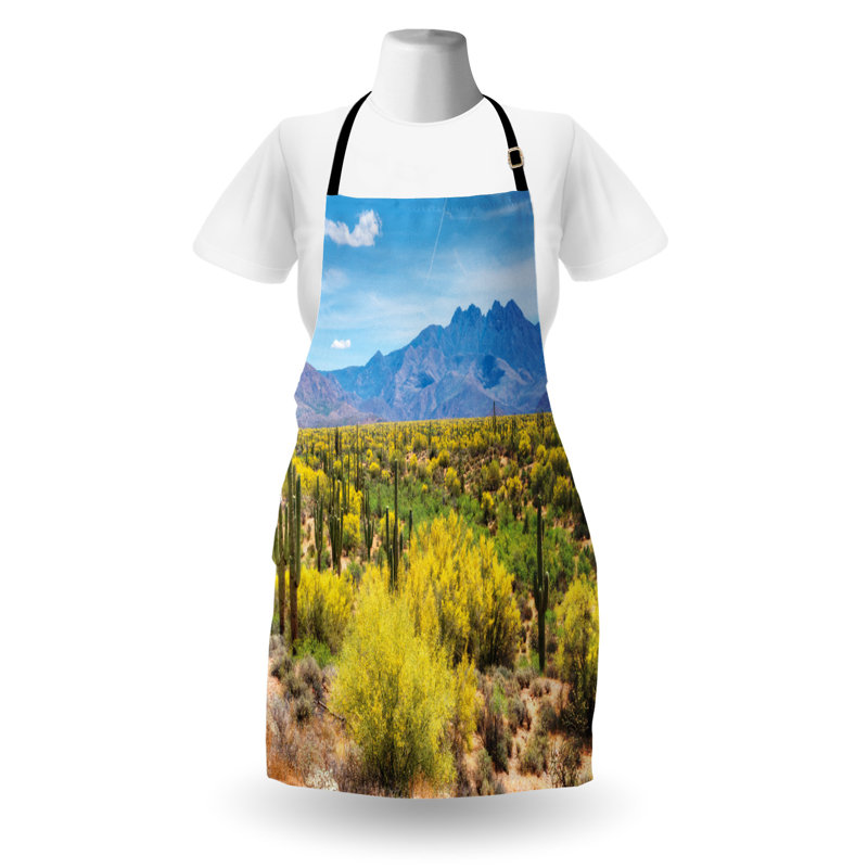No Pattern Bib Apron