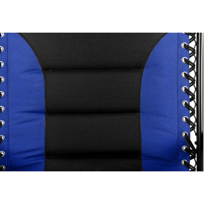 Fauteuil inclinable zéro gravité avec coussin Mcgaha, Bleu marine