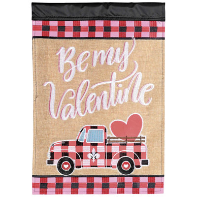 Drapeau Be My Valentine Truck