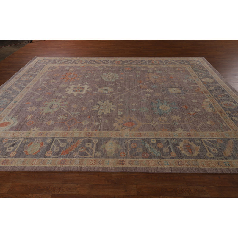 Vegetable Dye Oushak Turkish Area Rug