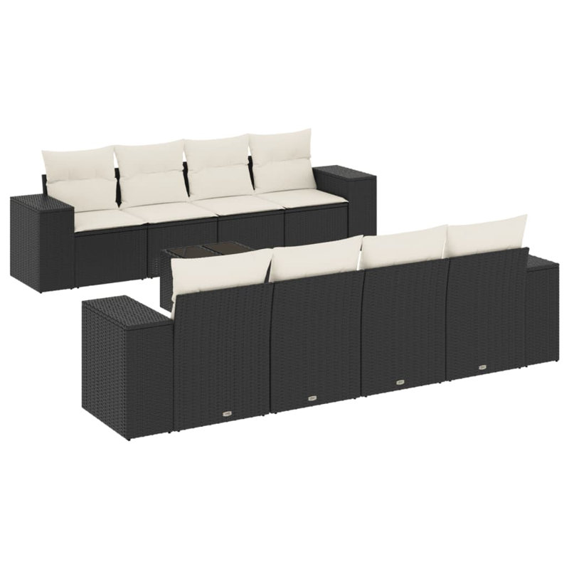 Ensemble de canapé de jardin Vidaxl PE