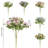 2 Bundles Artificial Peonies Flowers Bouquet 15 Heads, Real Touch Fake Flowers with Green Leaves for Wedding Centerpieces, Home Table Decor, Housewarming Gift-1232466200