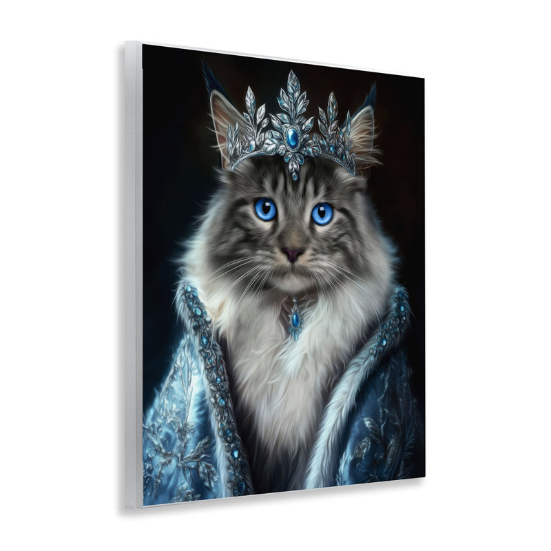Plaque murale pour chat Arctique, par Kelley Parker