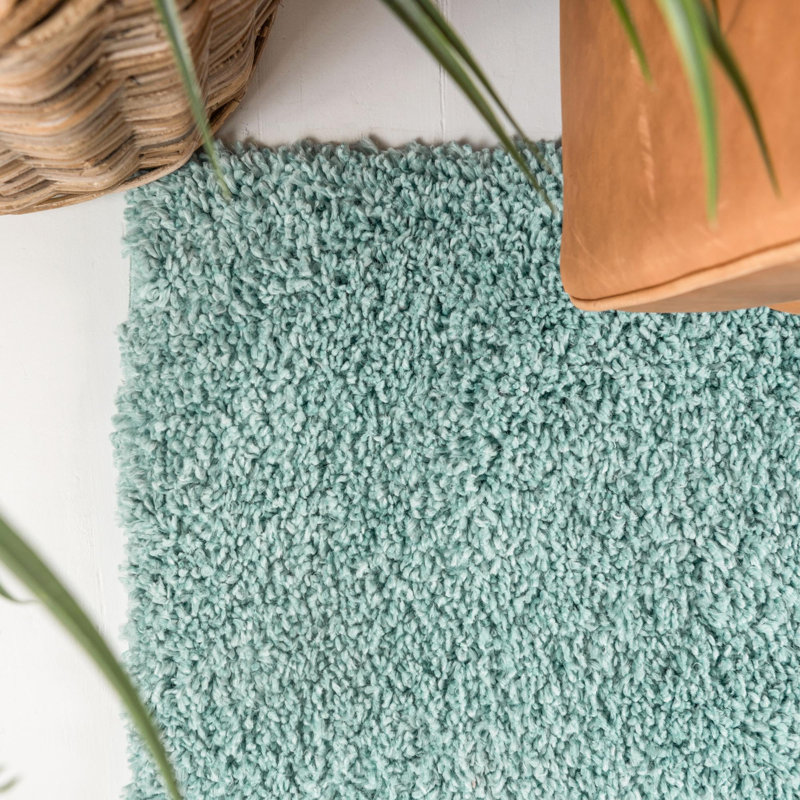 Tapis turquoise Wentworth, Tapis de couloir 2 pi 7 po x 16 pi 5 po