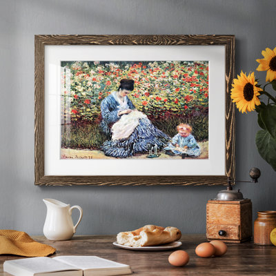 Madame Monet et son enfant par Monet