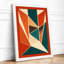 Geometric Radiance Art Deco - Framed Print-2119307458-2119307459