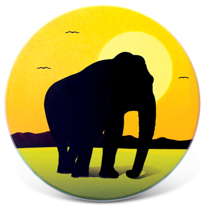 Sous-verre éléphant