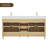 Siena 36" Double Bathroom Vanity with Grain White Engineered Stone Countertop without Mirror-1488835779-1488835804