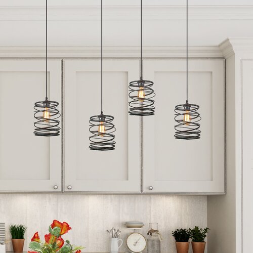 Williston Forge Pepperdine 1 - Light Kitchen Island Pendant & Reviews ...