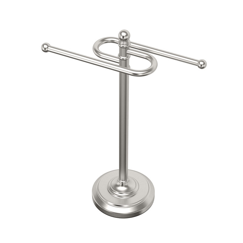 Articles de comptoir essentiels | Porte-serviettes à main avec base circulaire rembourrée et lestée, pour salle de bain, cuisine