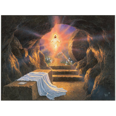 «Jesus At The Tomb», impression sans cadre sur panneau de fibres à densité moyenne