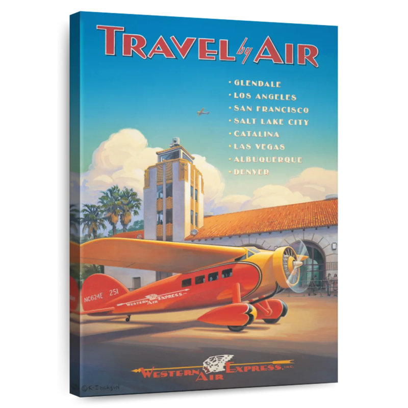Mehar Western Air Express, 39" H x 26" W