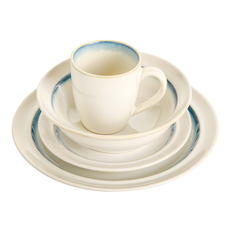 Service de table 16 pièces Lawson, Bleu sarcelle